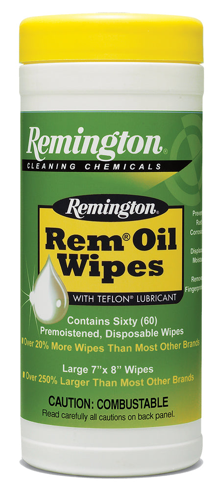 REMINGTON 'REM OIL' WIPES 60 PACK