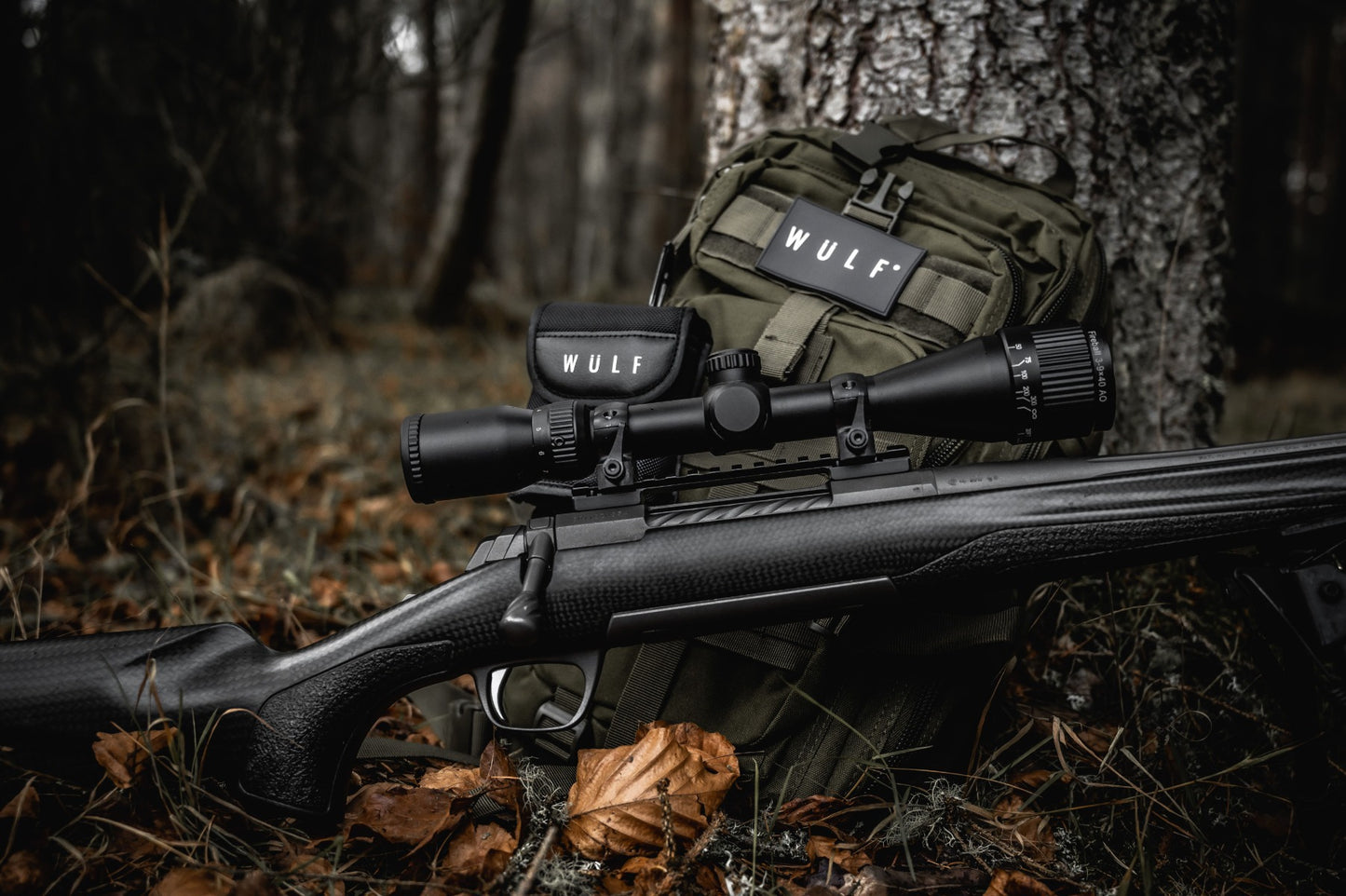 WULF Fireball 4-12x50 SFP Non-Illuminated Half Mil-Dot Rifle Scope.