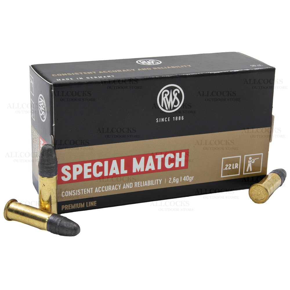 RWS SPECIAL MATCH 22 LR. 40 GRAIN