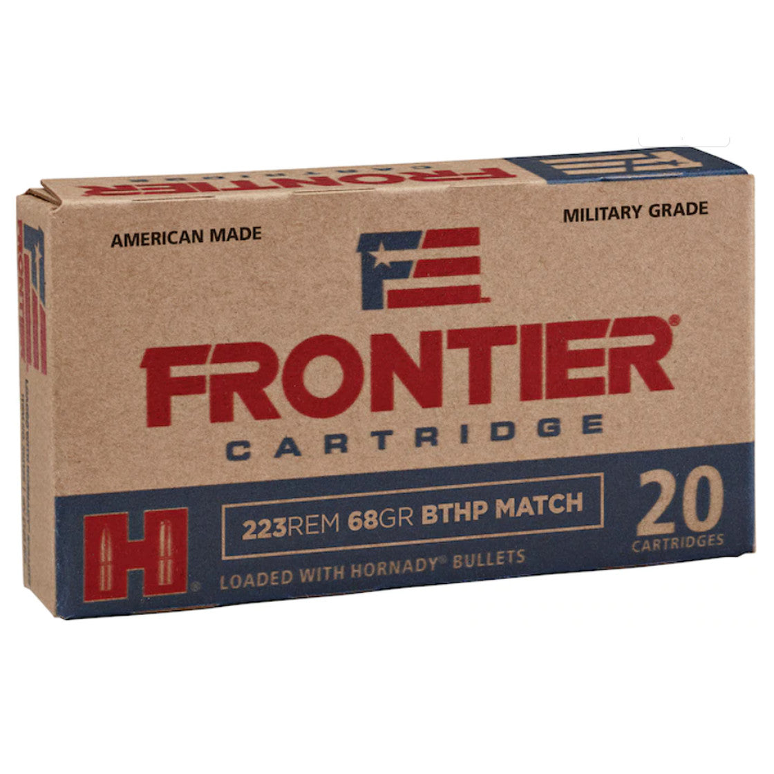 HORNADY 223CAL 68GR FRONTIER