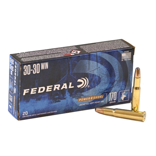 FEDERAL 30/30 170GR JACKETED SOFT POINT