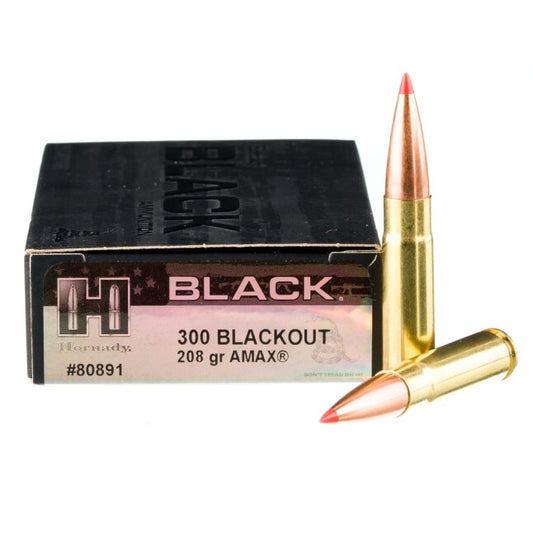 HORNADY BLACKOUT 208GR AMAX BLACK(20)