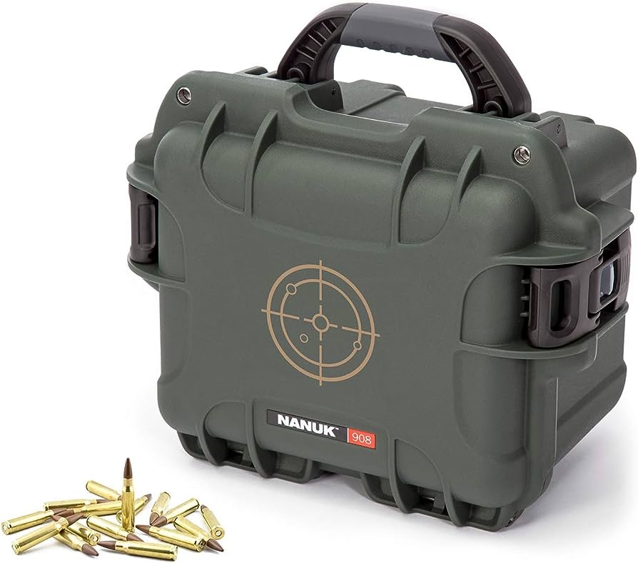 NANUK - PROTECTIVE CASE 908 W/TARGET LOGO - EMPTY