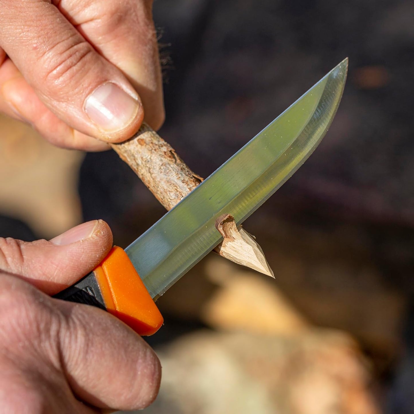 SMITHS EDGESPORT 4.5' FIXED BLADE BUSHCRAFT KNIFE