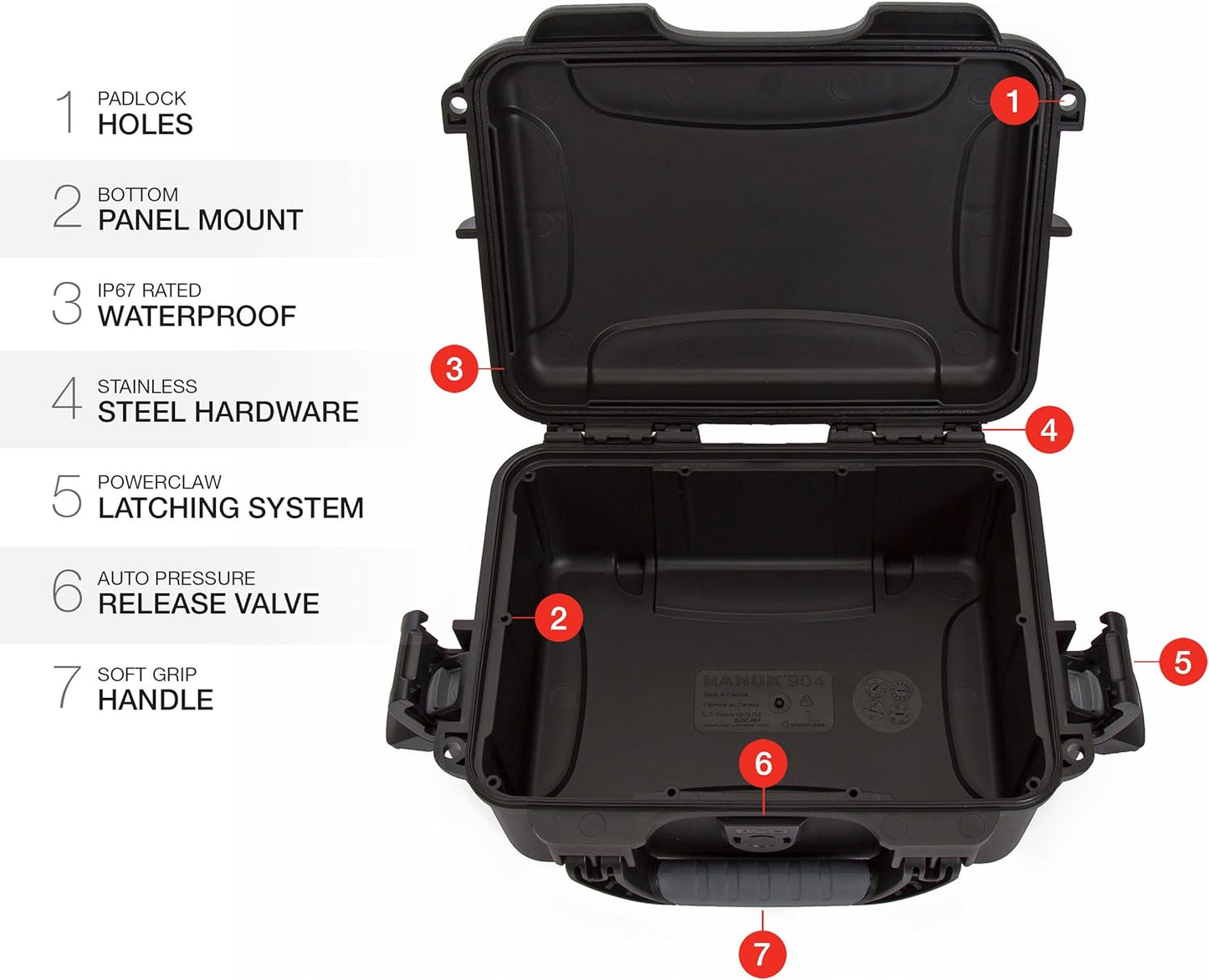 PROTECTIVE CASE 904 - BLACK