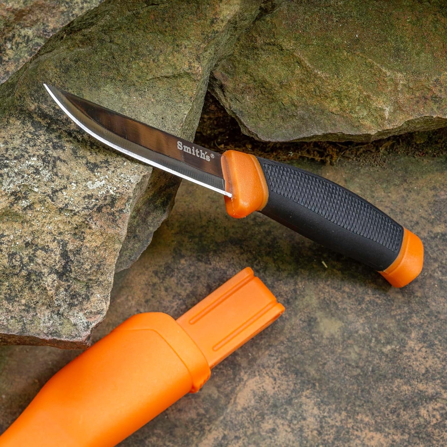 SMITHS EDGESPORT 4.5' FIXED BLADE BUSHCRAFT KNIFE