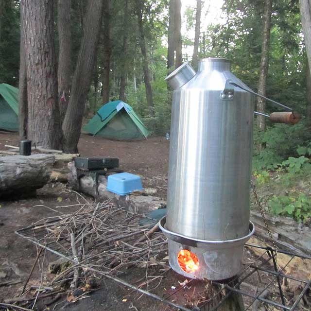 KELLY KETTLE 'Base Camp' 1.6 ltr (Stainless Steel) + Whistle