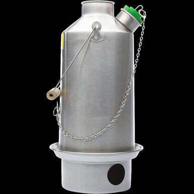 KELLY KETTLE 'Base Camp' 1.6 ltr (Stainless Steel) + Whistle