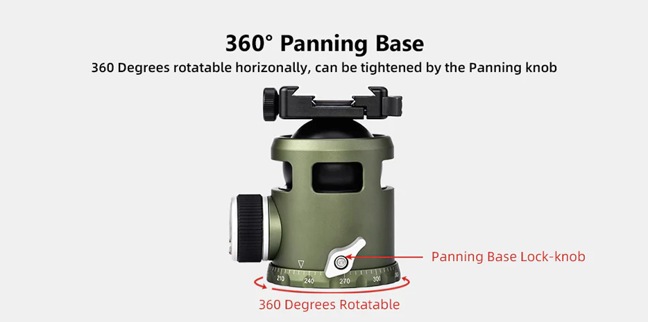 TRIPOD BALL HEAD OD GREEN