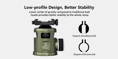 TRIPOD BALL HEAD OD GREEN