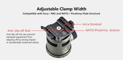 TRIPOD BALL HEAD OD GREEN