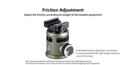 TRIPOD BALL HEAD OD GREEN