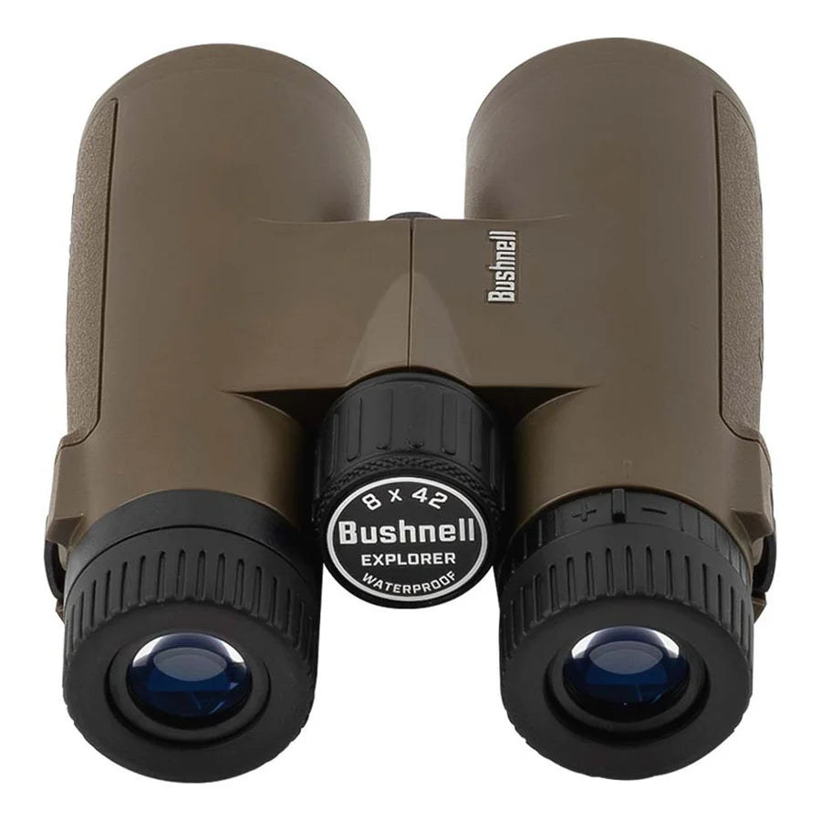 BUSHNELL 8x42 WATERPROOF EXPLORER BINOCULARS BROWN