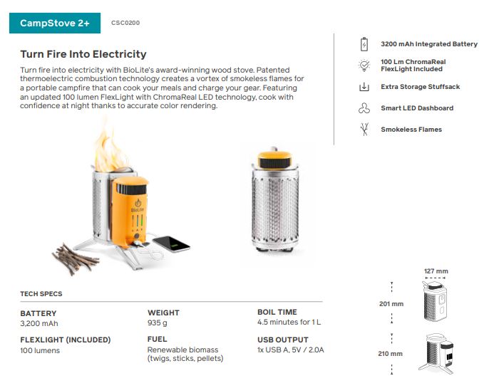 CAMPSTOVE 2+