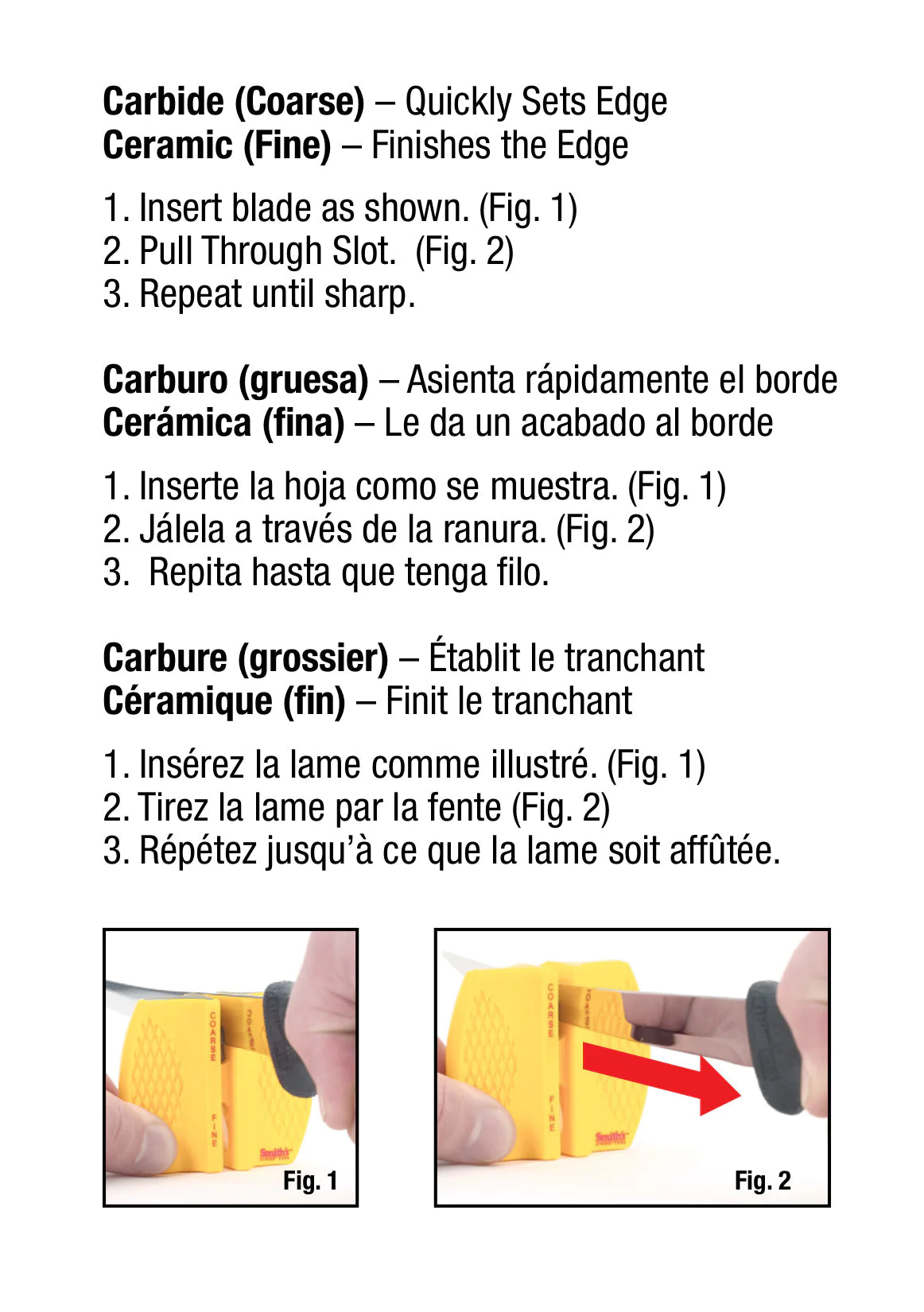SMITHS 2-STEP ADJUSTABLE KNIFE SHARPENER