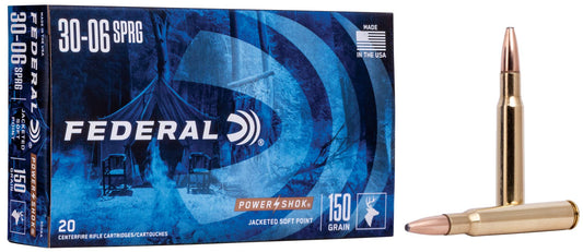 FEDERAL POWERSHOCK 30-06 150gr SP