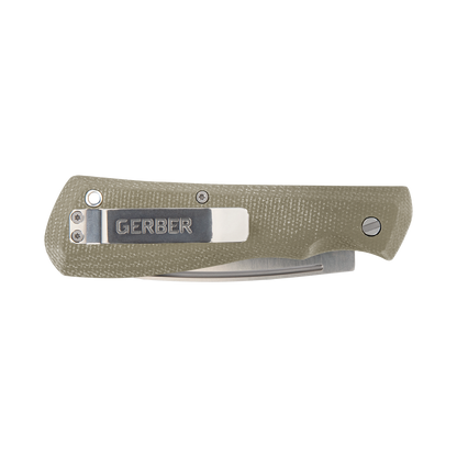 GERBER MANSFIELD FE (DP FOLDING CLIP KNIFE) SAGE MICARTA SAGE