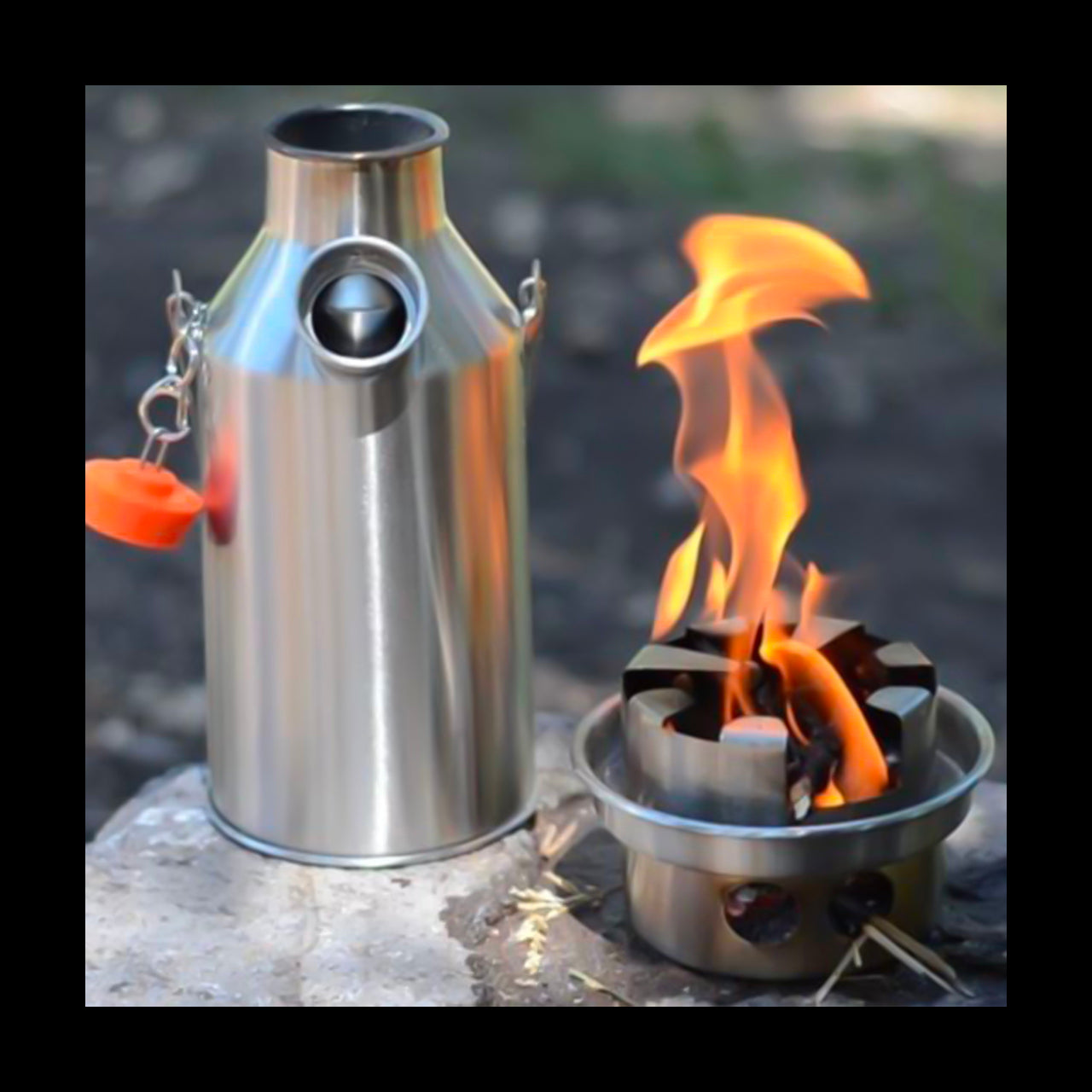 KELLY KETTLE 'Base Camp' 1.6 ltr (Stainless Steel) + Whistle