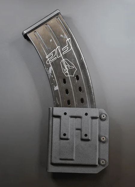 KYDEX 12 GUAGE MAGAZINE CARRIER BLACK