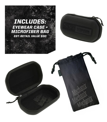 MECHANIX TYPE X TACTICAL GLASSES BLACK - CLEAR ONE