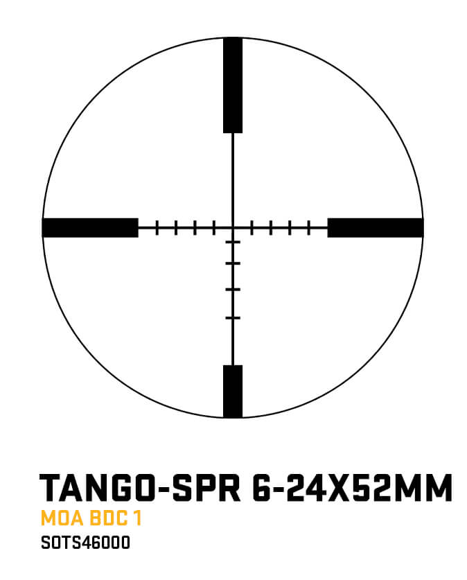 SIG SAUER SPR RIFLESCOPE 6-24 x 52  - 30mm SFP MOA