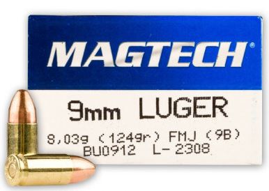 MAGTECH 9MM 124G FMJ