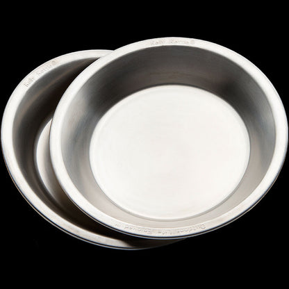 KELLY KETTLE Camping Plate/Bowl set (2 pcs) Stainless Steel