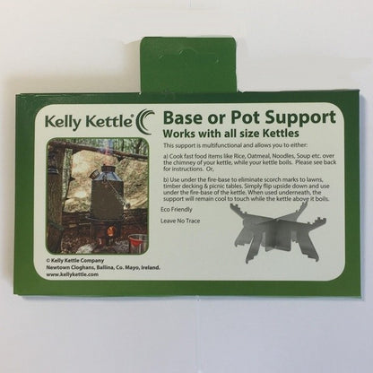KELLY KETTLE Firebase or Pot Support - Works with all size Kettles (NEW MODEL)