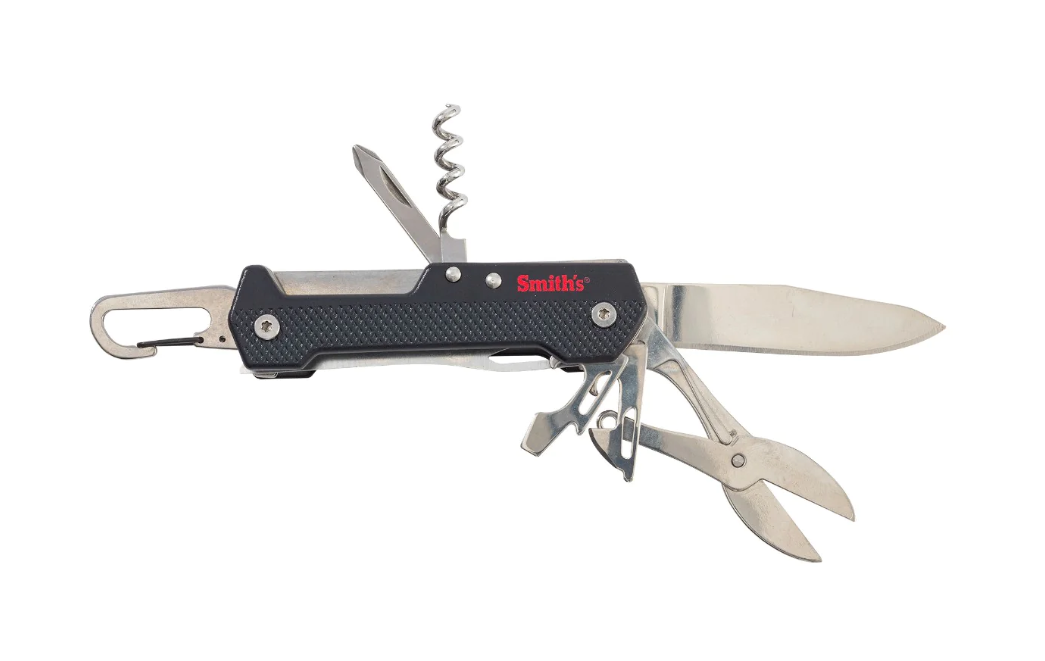 SMITHS EDGESPORT 9-IN-1 KNIFE & MULTITOOL, BLACK