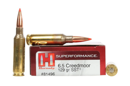 HORNADY 6.5 CREEDMOOR 129g SST SUPERFORMANCE