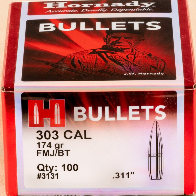 HORNADY 303 CAL 174 GR TRADITIONAL FMJ (100)