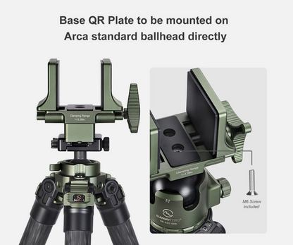 SUNWAYFOTO TRIPOD GUN MOUNT TO ARCA CLAMP / VICE