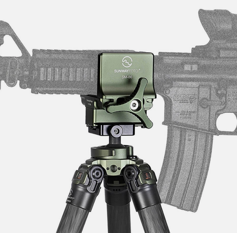 SUNWAYFOTO TRIPOD GUN MOUNT TO ARCA CLAMP / VICE