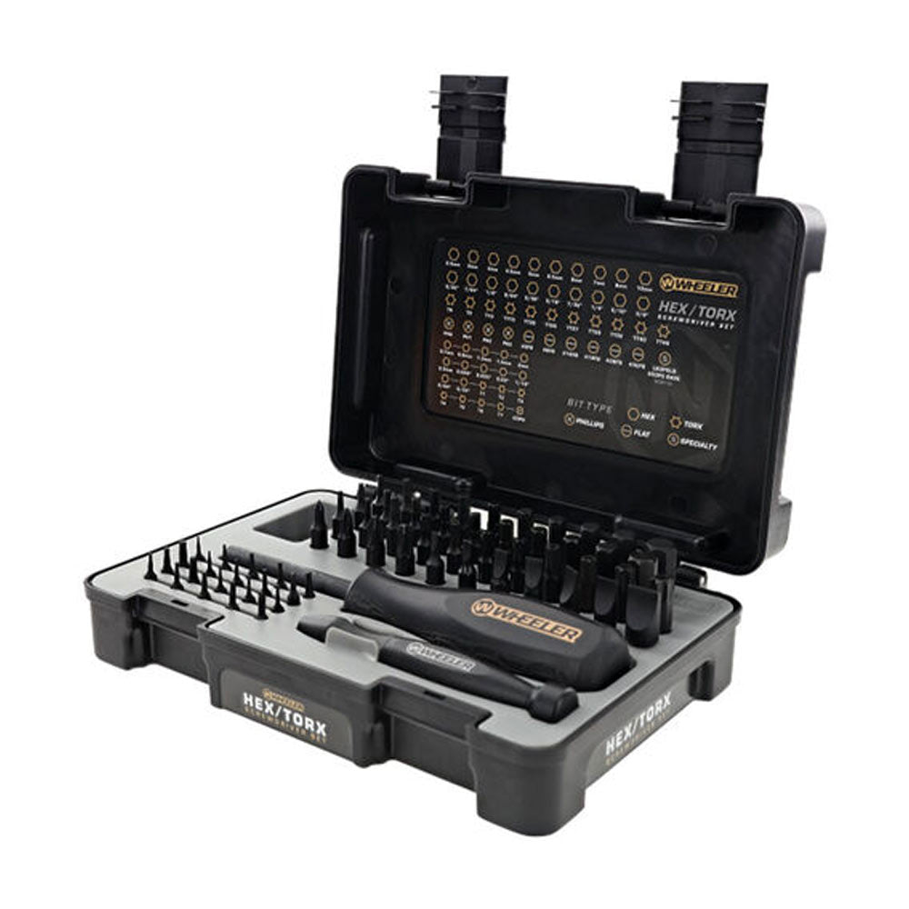 WHEELER 65 PIECE HEX-TORX SCREWDRIVER SET
