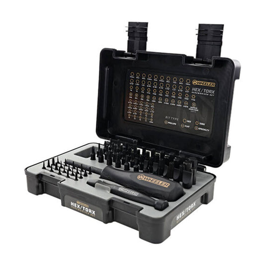 WHEELER 65 PIECE HEX-TORX SCREWDRIVER SET