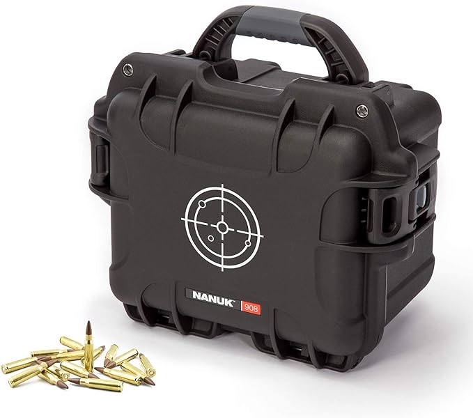 NANUK - PROTECTIVE CASE 908 W/TARGET LOGO - EMPTY