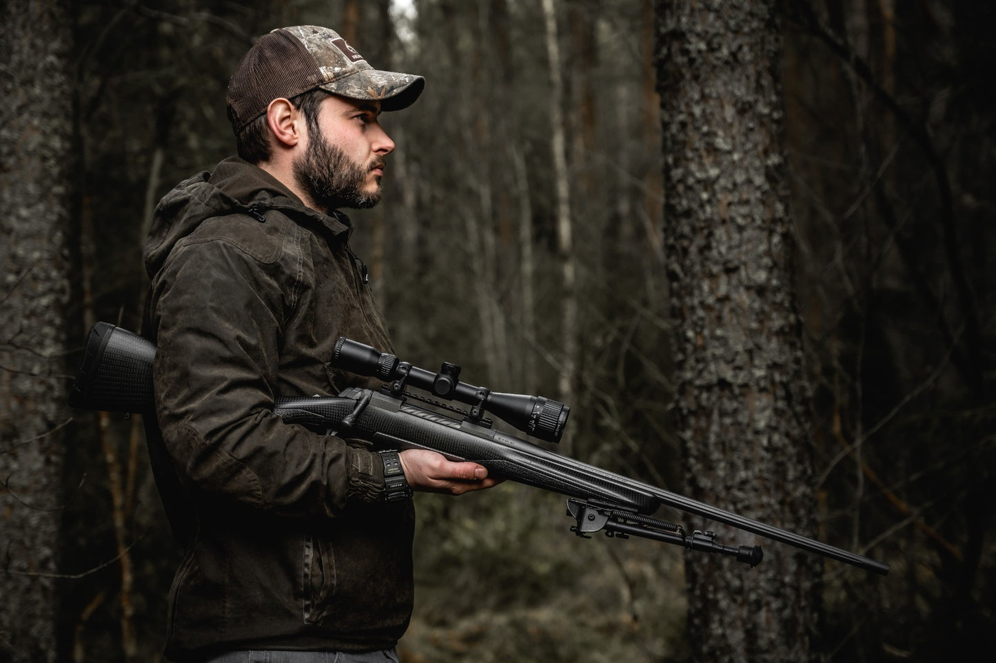 WULF Fireball 4-12x50 SFP Non-Illuminated Half Mil-Dot Rifle Scope.