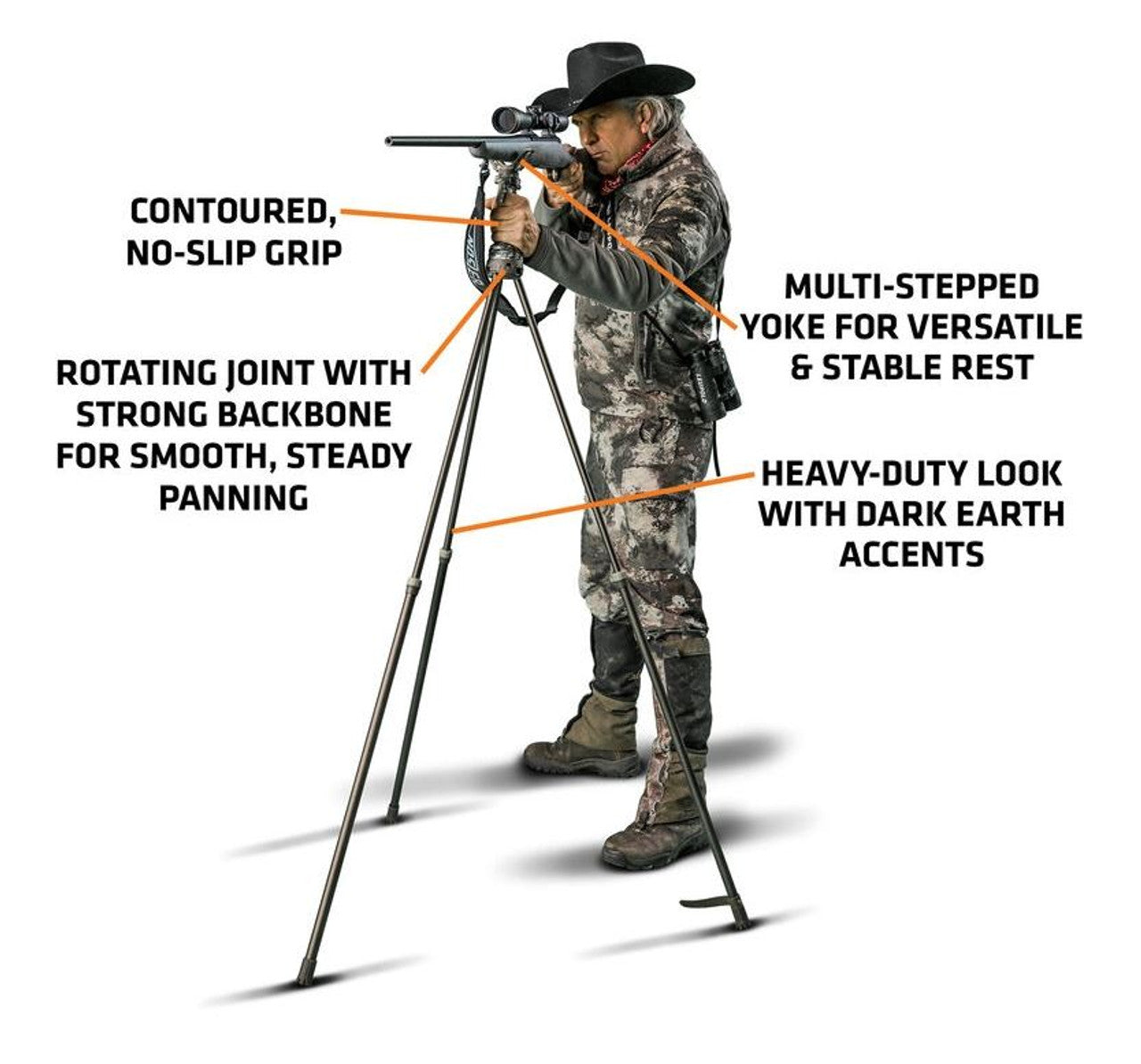 PRIMOS TRIGGER STICK GEN 3 TALL TRIPOD