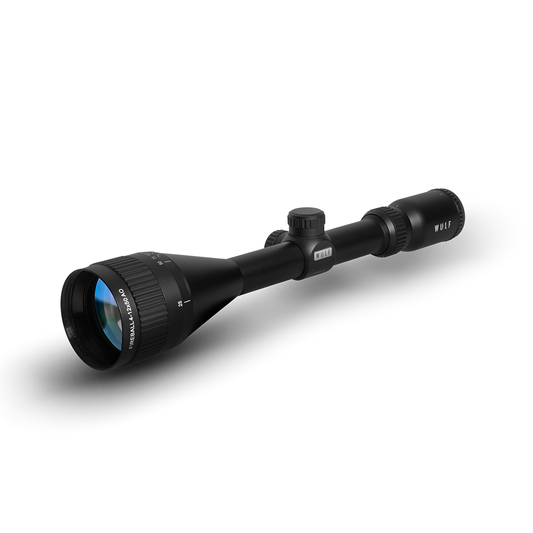 WULF Fireball 4-12x50 SFP Non-Illuminated Half Mil-Dot Rifle Scope.