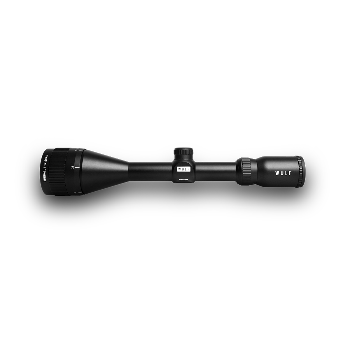 WULF Fireball 4-12x50 SFP Non-Illuminated Half Mil-Dot Rifle Scope.
