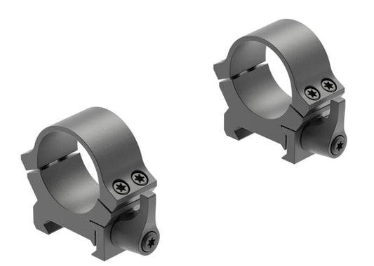 LEUPOLD QRW2 1' LOW MATT RINGS CROSS-SLOT (WEAVER STYLE)
