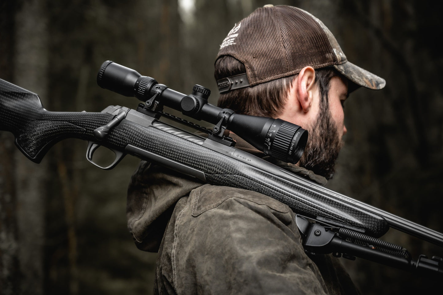 WULF Fireball 4-12x50 SFP Non-Illuminated Half Mil-Dot Rifle Scope.