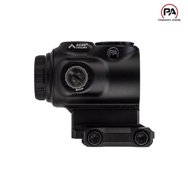 PRIMARY ARMS GLX 1X MICRO PRISM SCOPE WITH RED ILLUMINATED ACSS CYCLOPS GEN 3 RETICLE