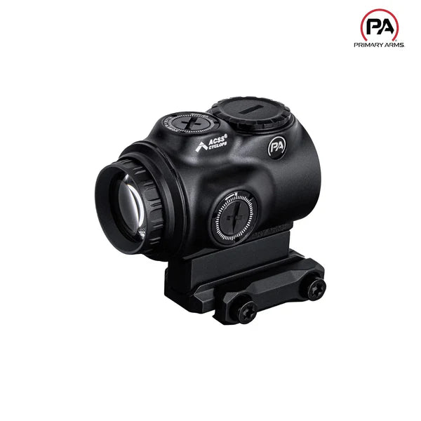 PRIMARY ARMS GLX 1X MICRO PRISM SCOPE WITH RED ILLUMINATED ACSS CYCLOPS GEN 3 RETICLE