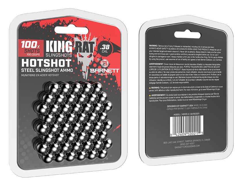 BARNETT STEEL SLINGSHOT AMMO