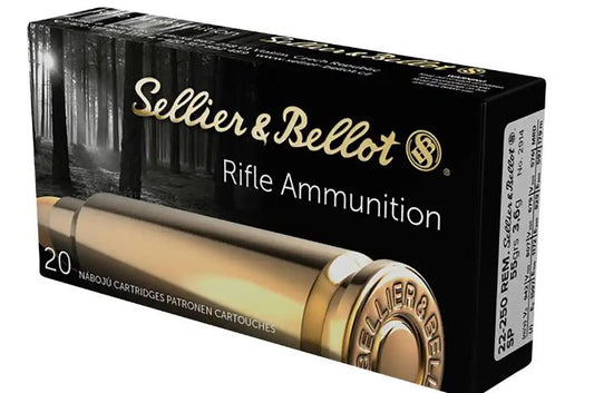 SELLIER & BELLOT 22-250 55 GR SBT